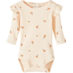 Name It Bodysuit Met Lange Mouwen Nbffabina Créme De Pêche -Kleintje Luxe name it bodysuit met lange mouwen nbffabina creme de peche a413378 2