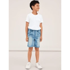 Name It Jeans Shorts Nkmryan Light Blauw Denim -Kleintje Luxe name it jeans shorts nkmryan light blauw denim a410967 2
