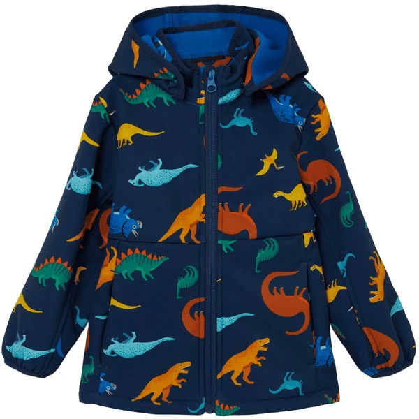 Name It Nmmmalta Dino Insignia Blauw Softshell Jacket 1 Name It Nmmmalta Dino Insignia Blauw Softshell Jacket