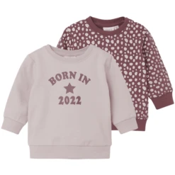 Name It Sweatshirt 2-pack Nbfbabeth Crushed Berry -Kleintje Luxe name it sweatshirt 2 pack nbfbabeth crushed berry a333909 2