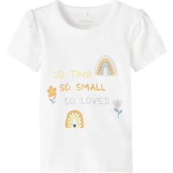 Name It T-shirt Nbfhussie B Right White -Kleintje Luxe name it t shirt nbfhussie b right white a416434 3