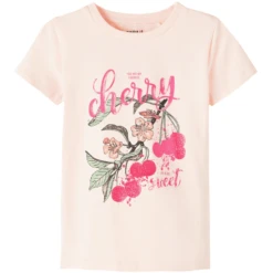Name It T-shirt Nmfditte Créme De Pêche -Kleintje Luxe name it t shirt nmfditte creme de peche a410874 2