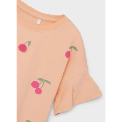 Name It T-Shirt Nmffenja Peach Nectar -Kleintje Luxe name it t shirt nmffenja peach nectar a414306 3