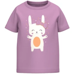 Name It T-shirt Nmfhilde Smoky Grape -Kleintje Luxe name it t shirt nmfhilde smoky grape a413838 3