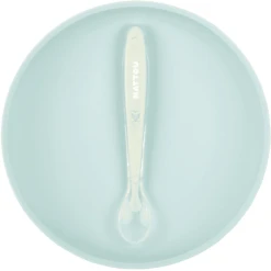 Nattou Eetset 2 Stuks Blauw/groen -Kleintje Luxe nattou eetset 2 stuks blauw groen a309512 2