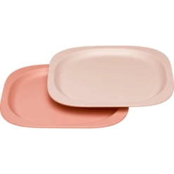 Nip Eten Green Kinderborden In Orange / Hello Assortiment -Kleintje Luxe nip eten green kinderborden in orange hello assortiment a310596 2