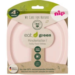 Nip Eten Green Kinderborden In Orange / Hello Assortiment -Kleintje Luxe nip eten green kinderborden in orange hello assortiment a310596 3