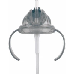 Nuby Nûby 360° Tritan Drinkrietbeker 240 Ml In Grijs -Kleintje Luxe nuby 360 tritan drinkrietbeker 240 ml in grijs a309195 2