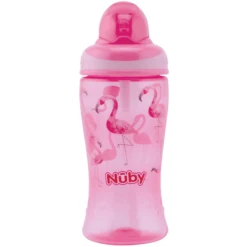 Nuby Nûby Drinkrietfles Soft Flip-It 360ml Vanaf 12 Maanden, Roze