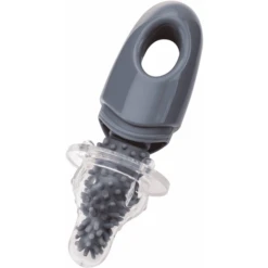 Nuby Nûby Siliconen Flessenborstel Met Houder In Wit -Kleintje Luxe nuby siliconen flessenborstel met houder in wit a308732 4