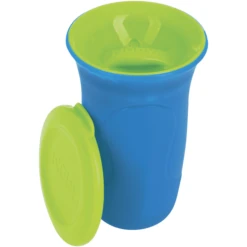 Nuby Nûby Sippybeker 360° Vanaf 6 Maanden, Blauw -Kleintje Luxe nuby sippybeker 360 vanaf 6 maanden blauw a349763 1