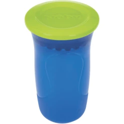 Nuby Nûby Sippybeker 360° Vanaf 6 Maanden, Blauw -Kleintje Luxe nuby sippybeker 360 vanaf 6 maanden blauw a349763 4