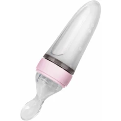 Nuby Nûby Speciale Voedingslepel Gemaakt Van PP Met Voedingscontainer Gemaakt Van Siliconen 90 Ml In Roze -Kleintje Luxe nuby speciale voedingslepel gemaakt van pp met voedingscontainer gemaakt van siliconen 90 ml in roze a309286 2