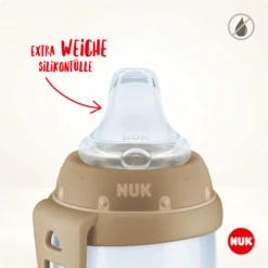 NUK Babyfles Active Beker, Roze, Motief Konijntje 300ml -Kleintje Luxe nuk babyfles active beker roze motief konijntje 300ml a402316 2