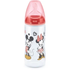 NUK Babyfles First Choice + Disney Minnie Mouse 300 Ml,Temperatuur Control Rood 8 NUK Babyfles First Choice + Disney Minnie Mouse 300 Ml,Temperatuur Control Rood -Kleintje Luxe nuk babyfles first choice disney minnie mouse 300 ml temperatuur control rood a329386 3