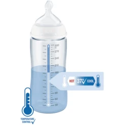 NUK Babyfles First Choice + Disney Winnie The Pooh 300 Ml, In Blauw -Kleintje Luxe nuk babyfles first choice disney winnie the pooh 300 ml in blauw a313549 3