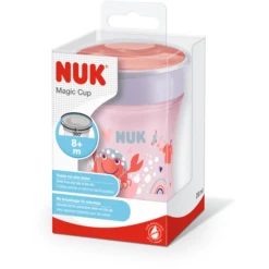 NUK Drinkbeker Magic Beker 230 Ml 360° Drinkrand Rood -Kleintje Luxe nuk drinkbeker magic beker 230 ml 360 drinkrand rood a331199 3