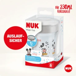 NUK Drinkbeker Magic Beker Mickey Mouse Met 360° Drinkrand Vanaf 8 Maanden, 230 Ml Grijs 8 NUK Drinkbeker Magic Beker Mickey Mouse Met 360° Drinkrand Vanaf 8 Maanden, 230 Ml Grijs -Kleintje Luxe nuk drinkbeker magic beker mickey mouse met 360 drinkrand vanaf 8 maanden 230 ml grijs a331197 3
