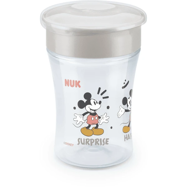 NUK Drinkbeker Magic Beker Mickey Mouse Met 360° Drinkrand Vanaf 8 Maanden, 230 Ml Grijs 1 NUK Drinkbeker Magic Beker Mickey Mouse Met 360° Drinkrand Vanaf 8 Maanden, 230 Ml Grijs