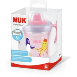 NUK Drinkbeker Met Zachte Tuit 230 Ml, Lekvrij Vanaf 6 Maanden Roze -Kleintje Luxe nuk drinkbeker met zachte tuit 230 ml lekvrij vanaf 6 maanden roze a331348 3