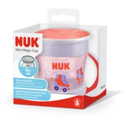 NUK Drinkbeker Mini Magic Beker 160 Ml Vanaf 6 Maanden, Rood 7 NUK Drinkbeker Mini Magic Beker 160 Ml Vanaf 6 Maanden, Rood -Kleintje Luxe nuk drinkbeker mini magic beker 160 ml vanaf 6 maanden rood a331209 2
