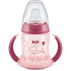 NUK Drinkfles First Choice ⁺ Glow In The Dark Girl, 150 Ml In Roze, 2 Stuks -Kleintje Luxe nuk drinkfles first choice glow in the dark girl 150 ml in roze 2 stuks a342953 2