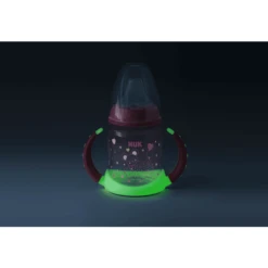 NUK Drinkfles First Choice ⁺ Glow In The Dark Girl, 150 Ml In Roze, 2 Stuks -Kleintje Luxe nuk drinkfles first choice glow in the dark girl 150 ml in roze 2 stuks a342953 4