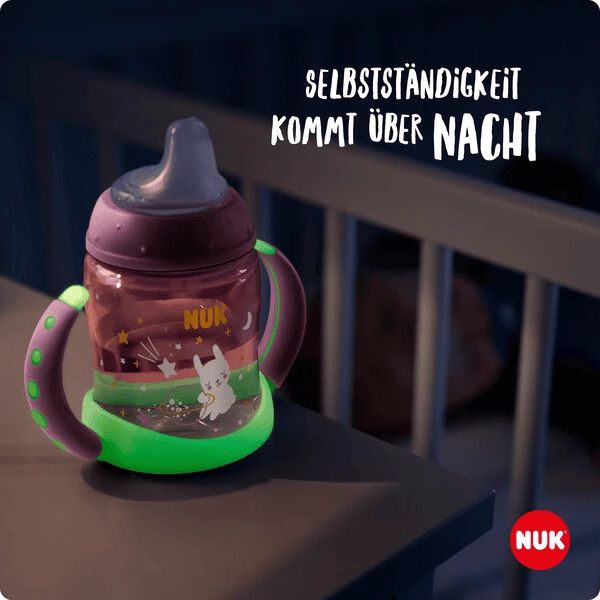 NUK Drinkfles First Choice Night , Blauw 150ml 3 NUK Drinkfles First Choice Night , Blauw 150ml - Afbeelding 3