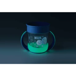NUK Drinkfles Mini Magic Glow In The Dark Set In Blue -Kleintje Luxe nuk drinkfles mini magic glow in the dark set in blue a301092 1