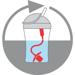 NUK Drinkfles Motion Beker In Geel -Kleintje Luxe nuk drinkfles motion beker in geel a360645 2