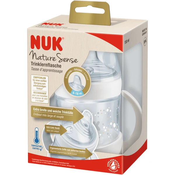 NUK Drinkfles Nature Sense 150 Ml In Wit 2 NUK Drinkfles Nature Sense 150 Ml In Wit - Afbeelding 2