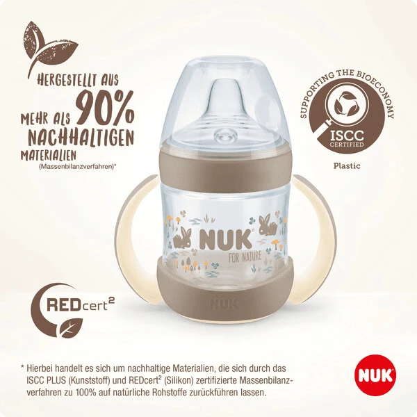NUK Drinkfles Voor Nature , 150ml, Groen 4 NUK Drinkfles Voor Nature , 150ml, Groen - Afbeelding 4