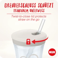 NUK Drinkset Alles-in-1 Turkoois/geel -Kleintje Luxe nuk drinkset alles in 1 turkoois geel a331355 4