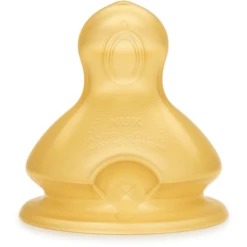 NUK Flesspeen Latex Gr. 1 M, First Choice, 0-6 Maanden, 2 Stuks -Kleintje Luxe nuk flesspeen latex gr 1 m first choice 0 6 maanden 2 stuks a085798 3