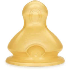 NUK Flesspeen Latex Gr. 1 S, First Choice, 0-6 Maanden, 2 Stuks Per Verpakking