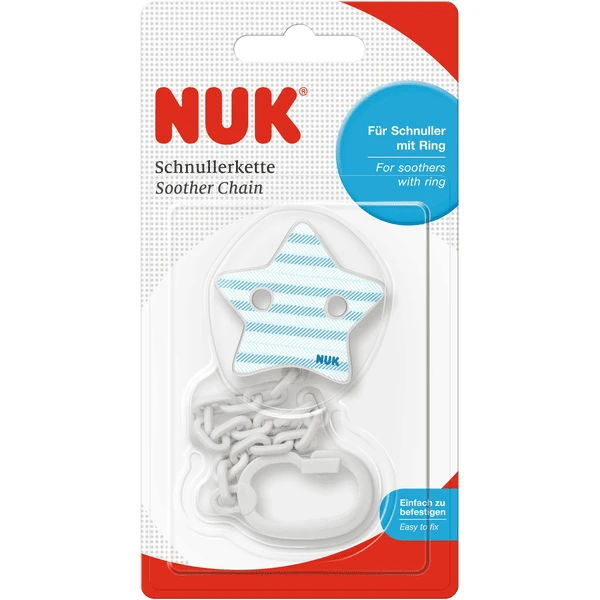NUK Fopspeen Band Ster, Met Clip 4 NUK Fopspeen Band Ster, Met Clip - Afbeelding 4