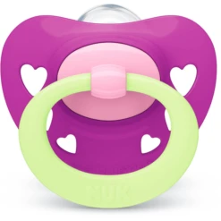 NUK Fopspeen Sig Nature Night , Meisjesmaat 2, 4 Stuks -Kleintje Luxe nuk fopspeen sig nature night meisjesmaat 2 4 stuks a306806 3