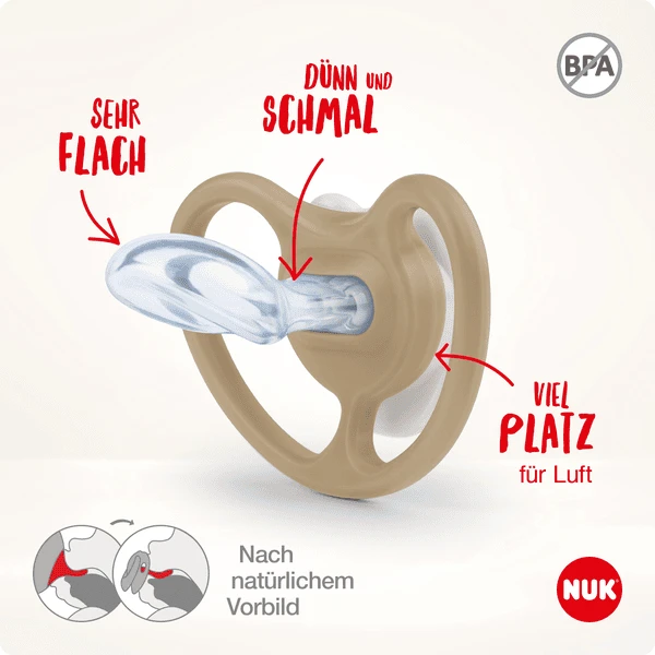 NUK Fopspeen Space Disney "Mickey" 0-6 Maanden, 4 St. In Grijs/wit 5 NUK Fopspeen Space Disney "Mickey" 0-6 Maanden, 4 St. In Grijs/wit - Afbeelding 5