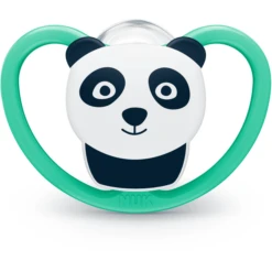 NUK Fopspeen Space Maat 2 Siliconen Uil/panda 4 Stuks -Kleintje Luxe nuk fopspeen space maat 2 siliconen uil panda 4 stuks a305706 4
