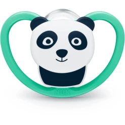 NUK Fopspeen Space Maat 3 Siliconen Uil/panda 4 Stuks -Kleintje Luxe nuk fopspeen space maat 3 siliconen uil panda 4 stuks a305718 4