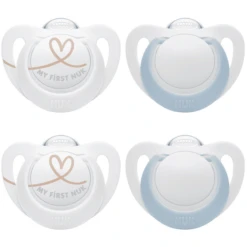 NUK Fopspeen Ster, Maat 1 In Blauw/wit