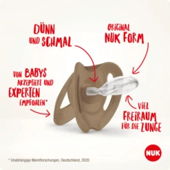 NUK Fopspeen Voor Nature Silicone 0-6 Maanden, Groen In Een Set Van -Kleintje Luxe nuk fopspeen voor nature silicone 0 6 maanden groen in een set van a374881 2