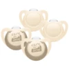 NUK Fopspeen Voor Nature Siliconen 6-18 Maanden, Beige In Set Van