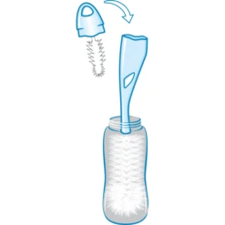 NUK NUK Flessenborstel 2in1 -Kleintje Luxe nuk nuk flessenborstel 2in1 a382416 2