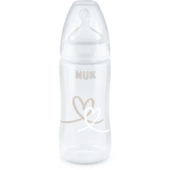 NUK Set Van 3 Flessen First Choice ⁺ Temperatuur Control , 300 Ml Roze/wit/beige -Kleintje Luxe nuk set van 3 flessen first choice temperatuur control 300 ml roze wit beige a329404 3