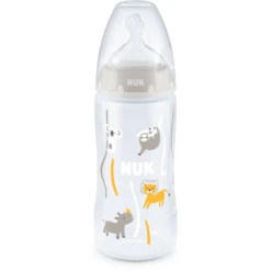 NUK Starter Set First Choice ⁺ Temperatuur Control , Vanaf De Geboorte Blauw/beige -Kleintje Luxe nuk starter set first choice temperatuur control vanaf de geboorte blauw beige a329401 4