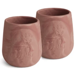 Nuuroo Drinkbeker Abel 145ml 2 Stuks, Rood Mix -Kleintje Luxe nuuroo drinkbeker abel 145ml 2 stuks rood mix a362894 2