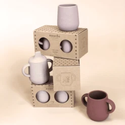 Nuuroo Drinkbeker Abel 145ml 2 Stuks, Woodrose -Kleintje Luxe nuuroo drinkbeker abel 145ml 2 stuks woodrose a362888 3