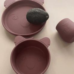 Nuuroo Judi Koala Servies Set 3, Mahonie -Kleintje Luxe nuuroo judi koala servies set 3 mahonie a363822 3