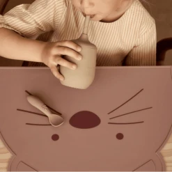 Nuuroo Placemat Ester, Houtrose -Kleintje Luxe nuuroo placemat ester houtrose a364225 2